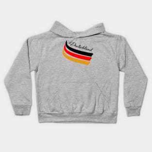 Deutschland und Flagge - German flag Kids Hoodie